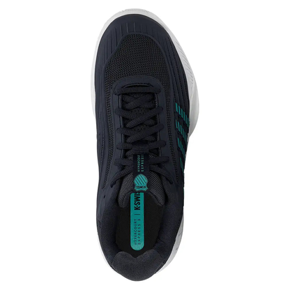 KSwiss Hypercourt Express 3 Black/Blue/White Junior Shoe