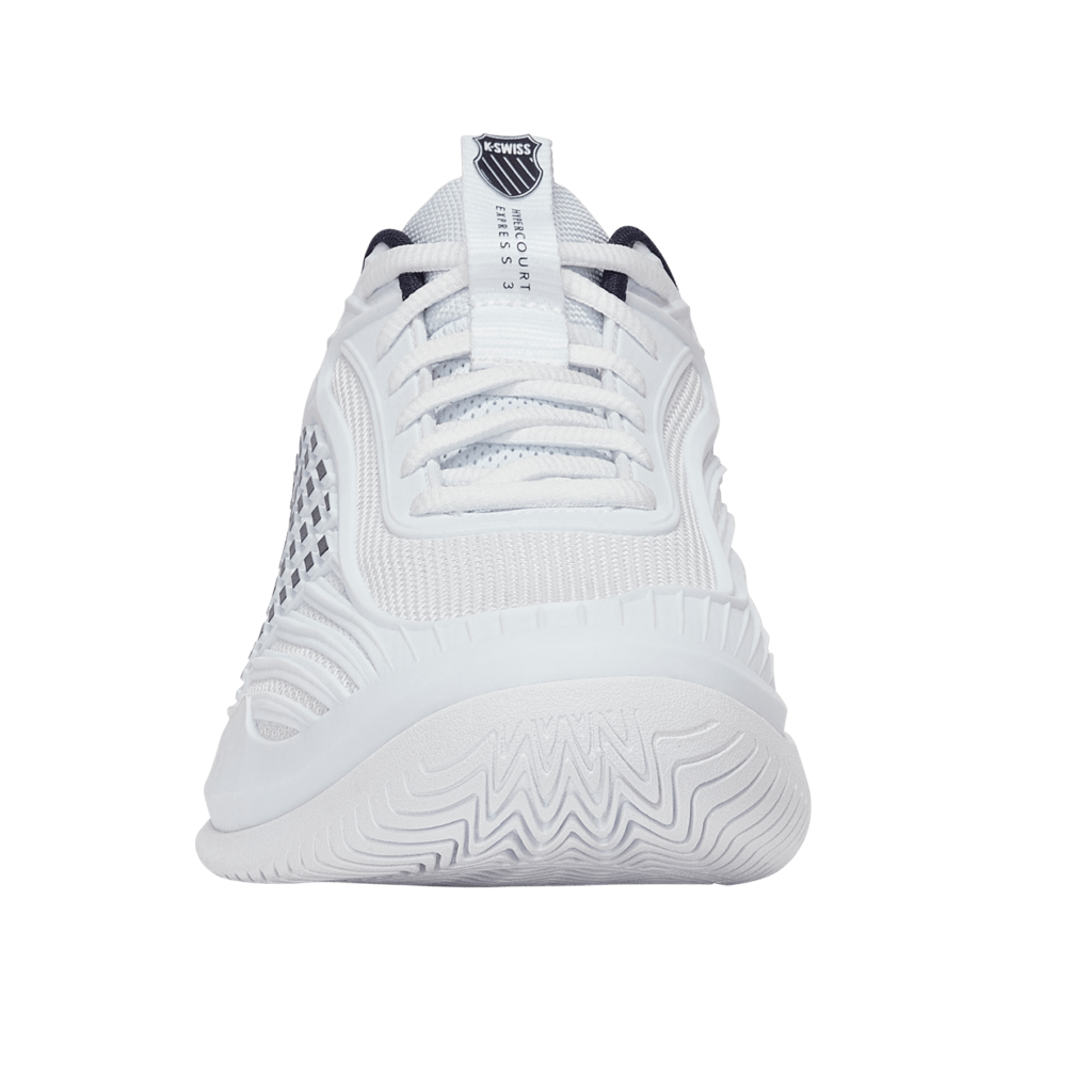 KSwiss Hypercourt Express 3 White/Peacoat/Silver Men's Shoe