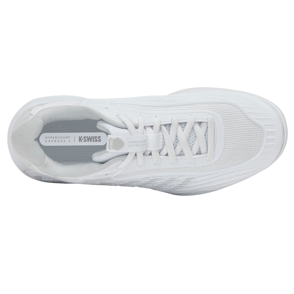 KSwiss Hypercourt Express 3 White/Dawn/Silver Women's Shoe