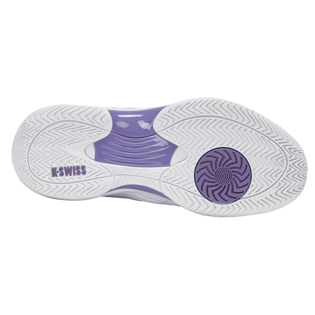 KSwiss Hypercourt Express 3 White/Purple/Lunar Women's Shoe