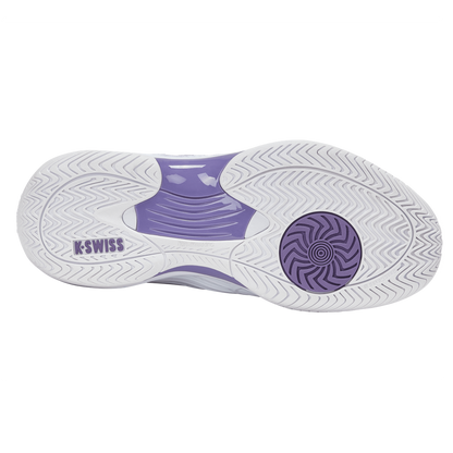 KSwiss Hypercourt Express 3 White/Purple/Lunar Women's Shoe