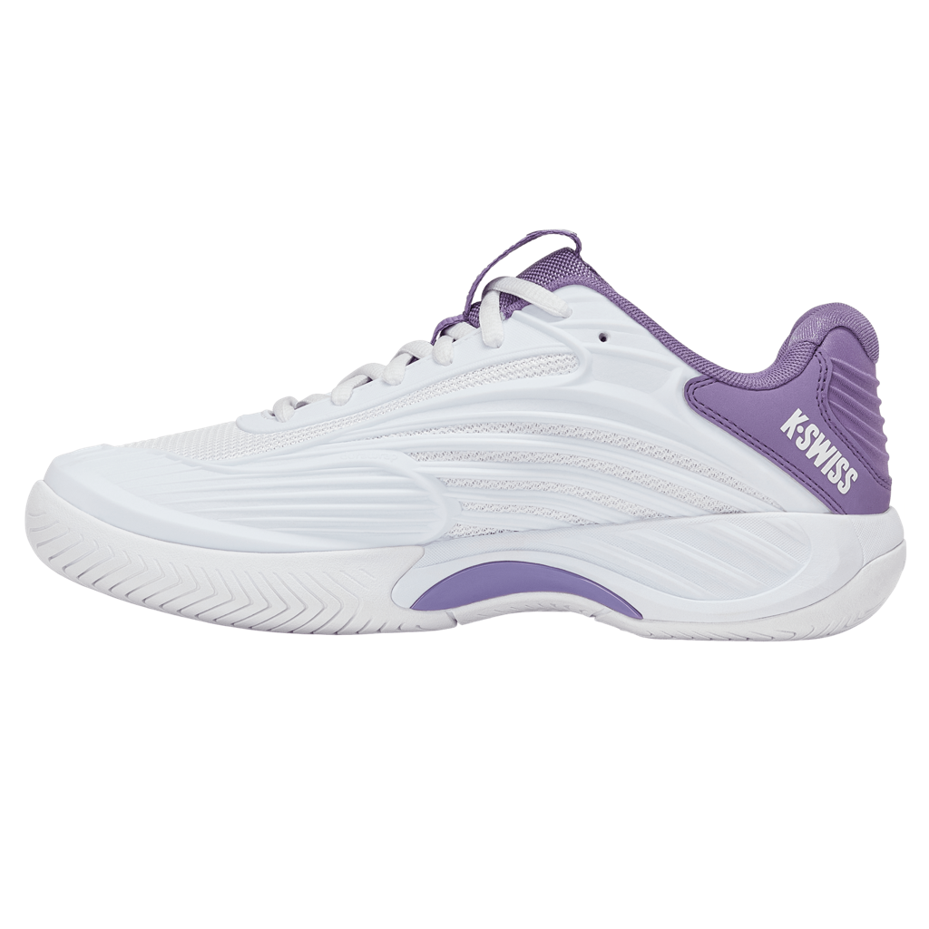 KSwiss Hypercourt Express 3 White/Purple/Lunar Women's Shoe