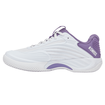 KSwiss Hypercourt Express 3 White/Purple/Lunar Women's Shoe