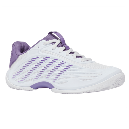 KSwiss Hypercourt Express 3 White/Purple/Lunar Women's Shoe