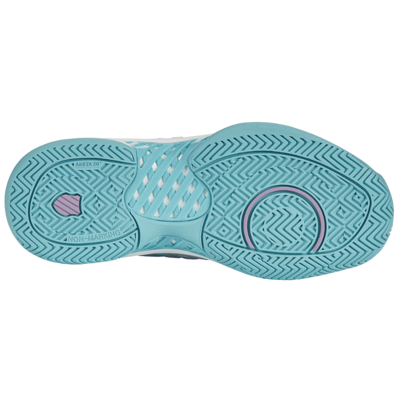 KSwiss Hypercourt Express 2 Gray/White/Blue Women's Shoe