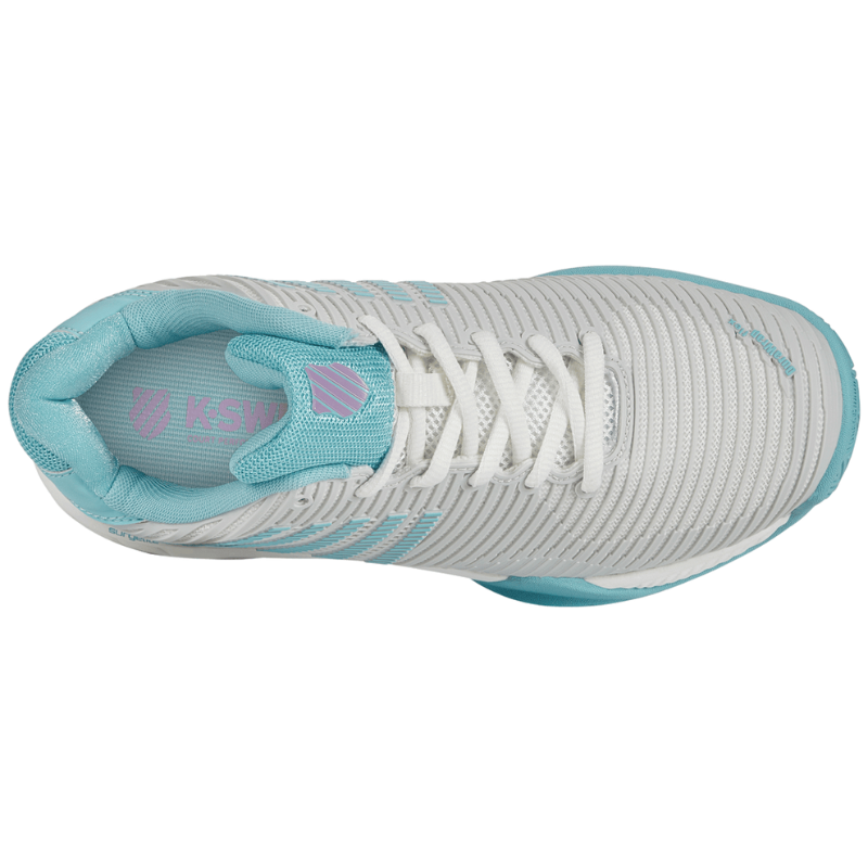 KSwiss Hypercourt Express 2 Gray/White/Blue Women's Shoe