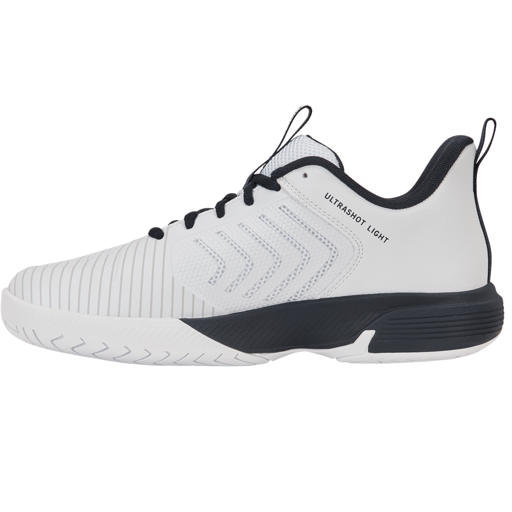 KSwiss Ultrashot Light White/Carbon/Baltic Junior Shoe