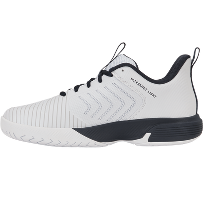 KSwiss Ultrashot Light White/Carbon/Baltic Junior Shoe