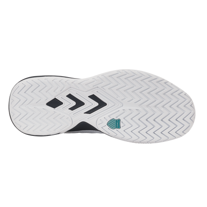 KSwiss Ultrashot Light White/Carbon/Baltic Junior Shoe