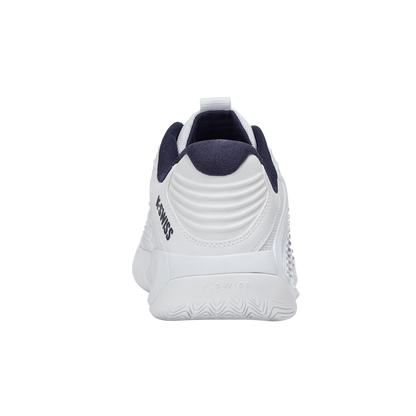 KSwiss Hypercourt Express 3 2E (Wide) White/Peacoat/Silver Men's Shoe