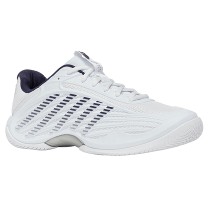 KSwiss Hypercourt Express 3 2E (Wide) White/Peacoat/Silver Men's Shoe