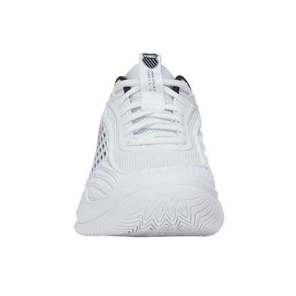 KSwiss Hypercourt Express 3 2E (Wide) White/Peacoat/Silver Men's Shoe