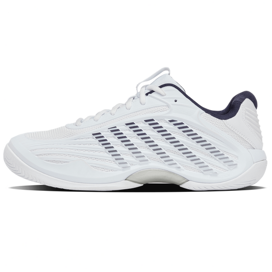 KSwiss Hypercourt Express 3 2E (Wide) White/Peacoat/Silver Men's Shoe