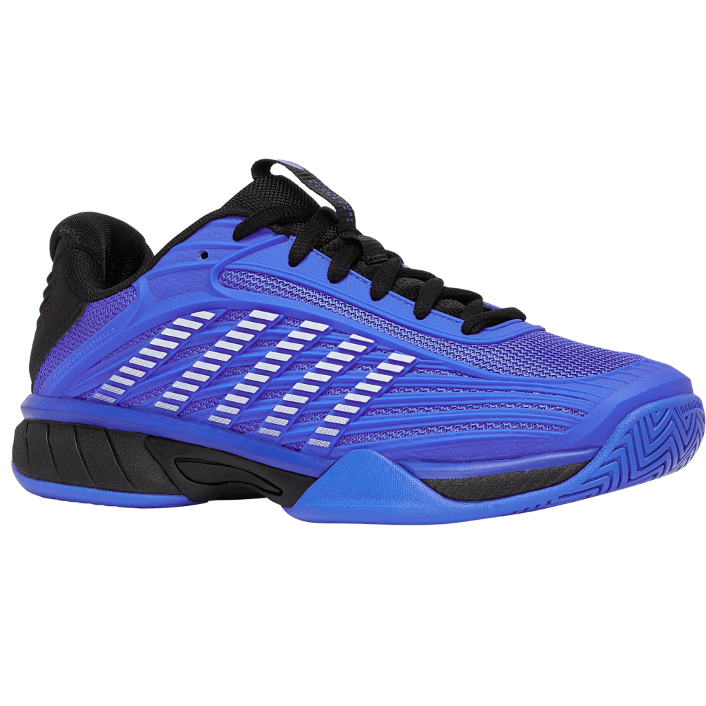 KSwiss Hypercourt Express 3 Blue/Black/White Junior Shoe