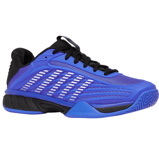 KSwiss Hypercourt Express 3 Blue/Black/White Junior Shoe