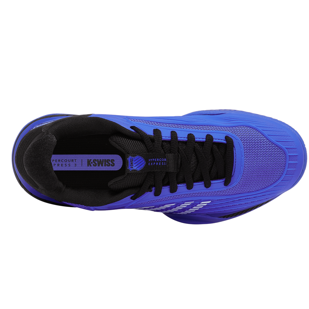 KSwiss Hypercourt Express 3 Blue/Black/White Junior Shoe