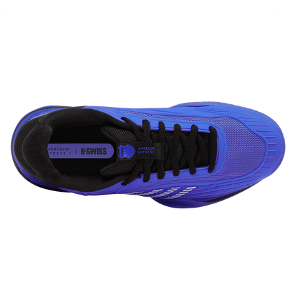 KSwiss Hypercourt Express 3 Blue/Black/White Junior Shoe
