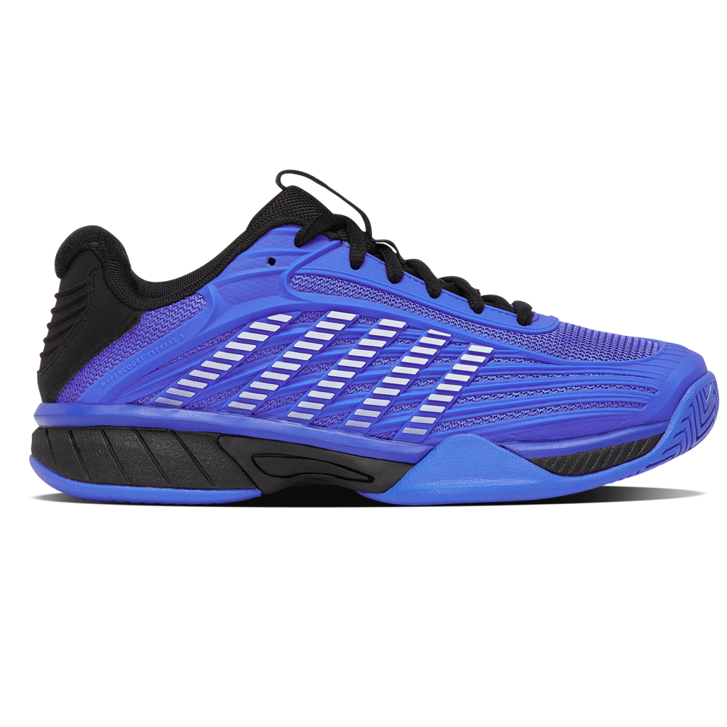 KSwiss Hypercourt Express 3 Blue/Black/White Junior Shoe