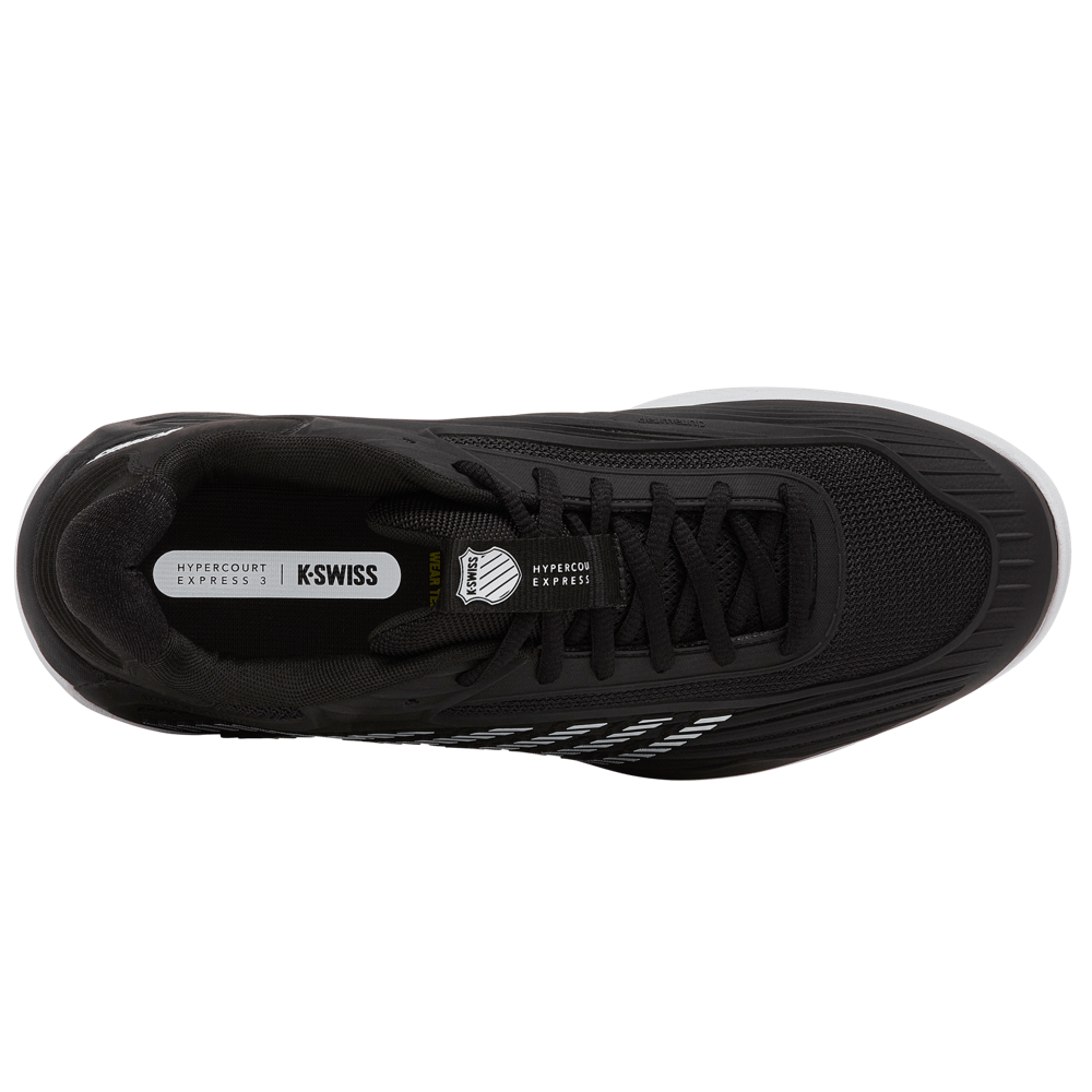 KSwiss Hypercourt Express 3 Black/White Men's Shoe