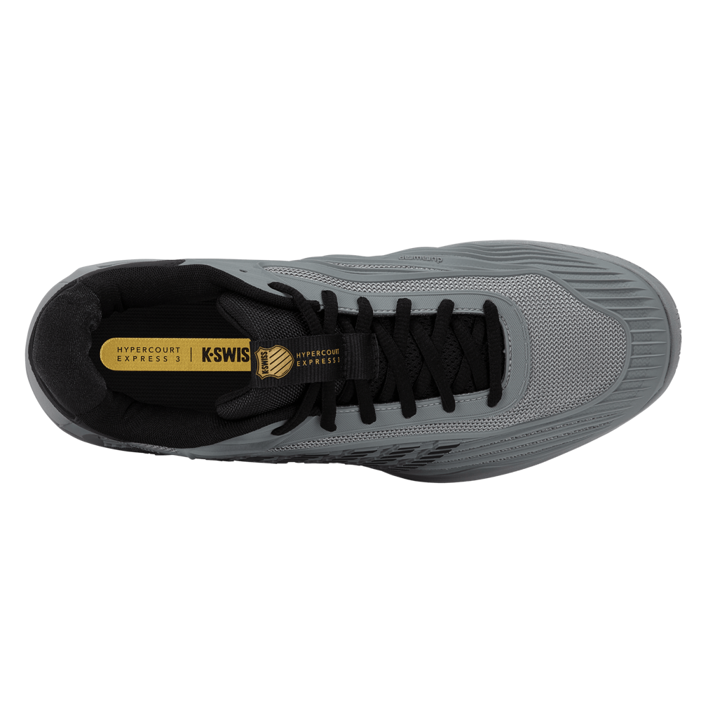 KSwiss Hypercourt Express 3 Gray/Gold Men's Shoe