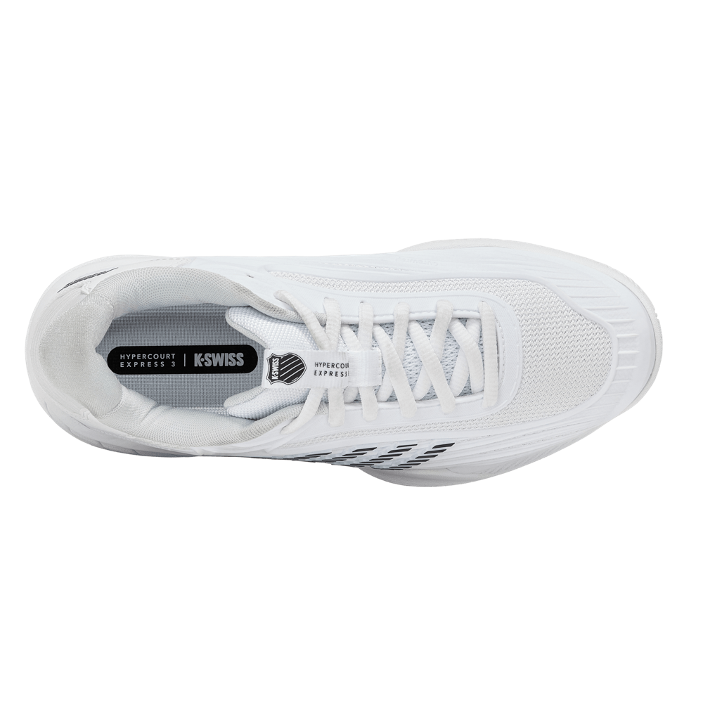 KSwiss Hypercourt Express 3 White/Blue/Black Junior Shoe