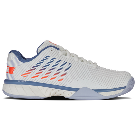 KSwiss Hypercourt Express 2 2E (Wide) White/Infinity/Scarlet Men's Shoe