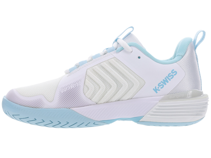 KSwiss Ultrashot 3 White/Blue Glow Women's Shoe