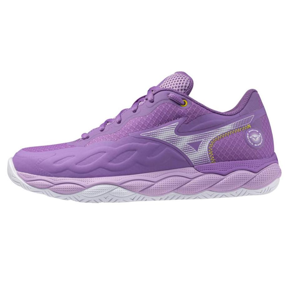 Mizuno Wave Enforce Court AC Bellflower/White Women's Shoe