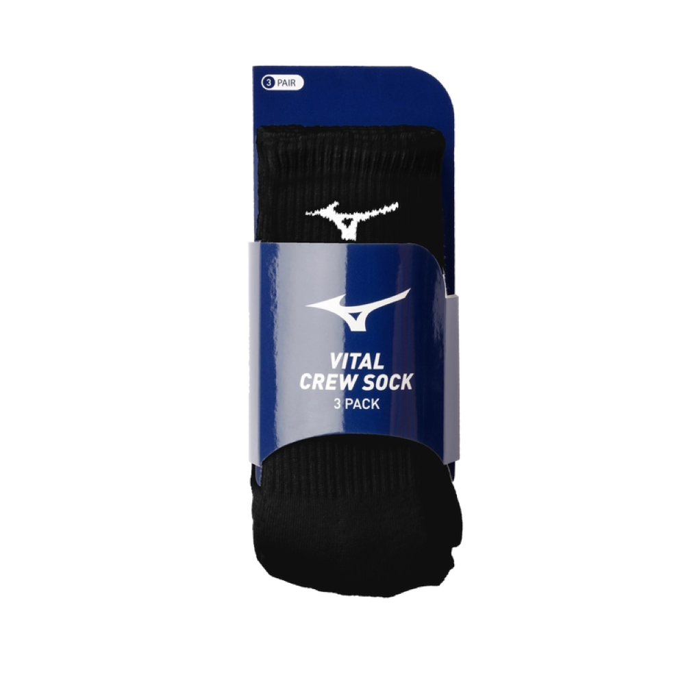 Mizuno Vital Crew Socks 3-Pack