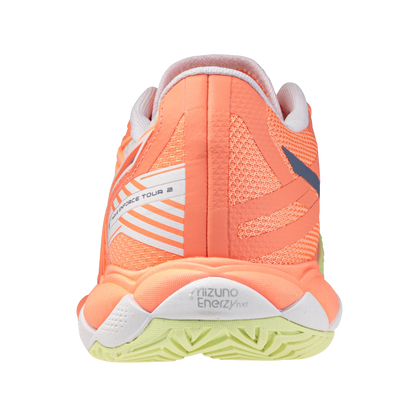 Mizuno Wave Enforce Tour 2 Coral/White Women's Shoe