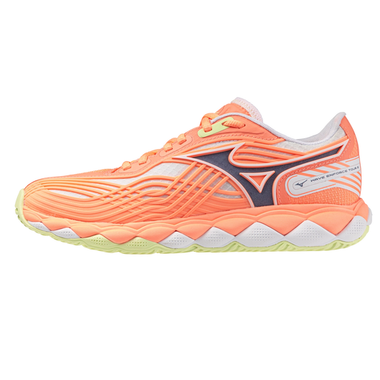 Mizuno Wave Enforce Tour 2 Coral/White Women's Shoe