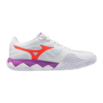 Mizuno Wave Enforce Tour 2 White/Orange Women's Shoe
