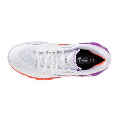 Mizuno Wave Enforce Tour 2 White/Orange Women's Shoe