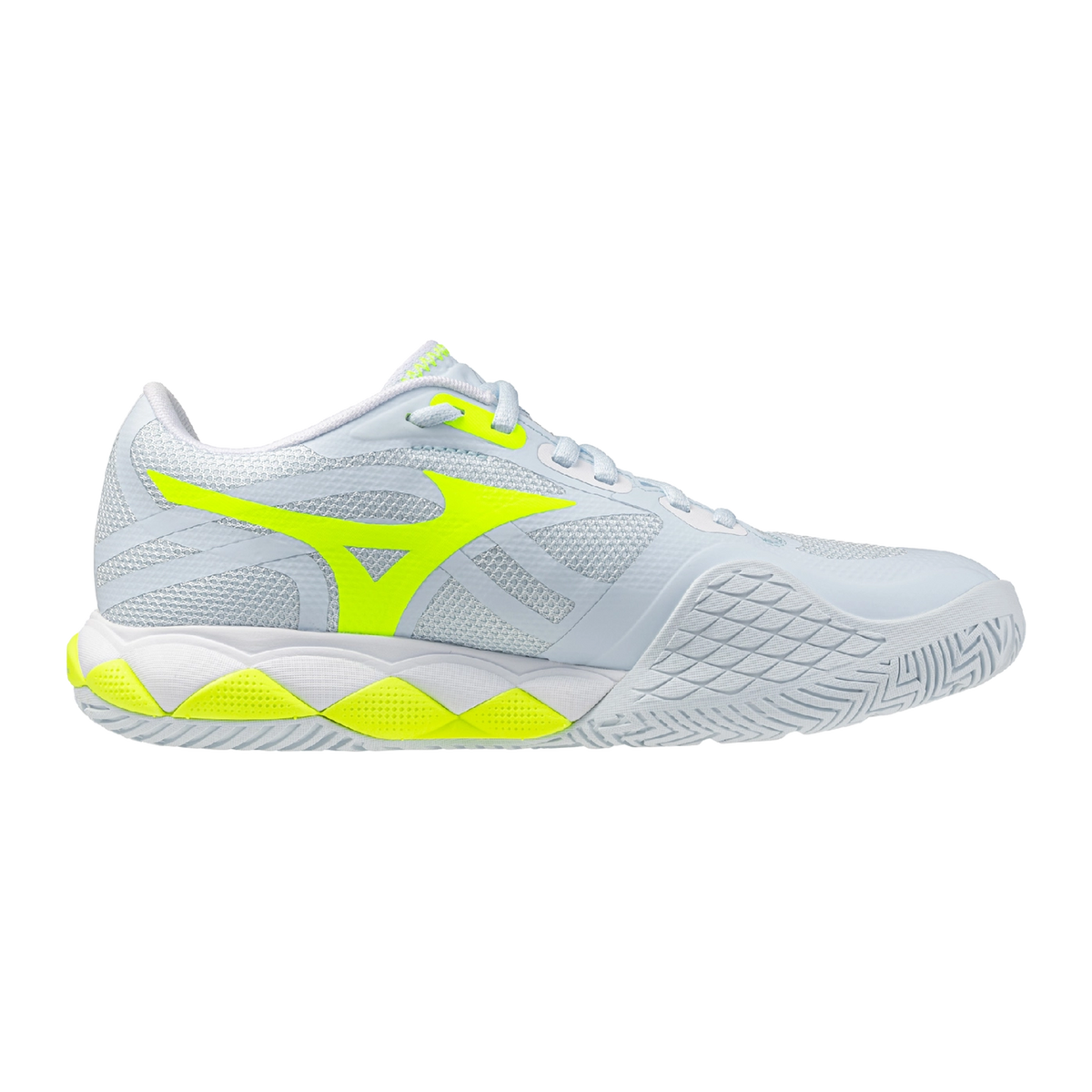 Mizuno Wave Enforce Tour 2 Light Blue/Yellow Women's Shoe