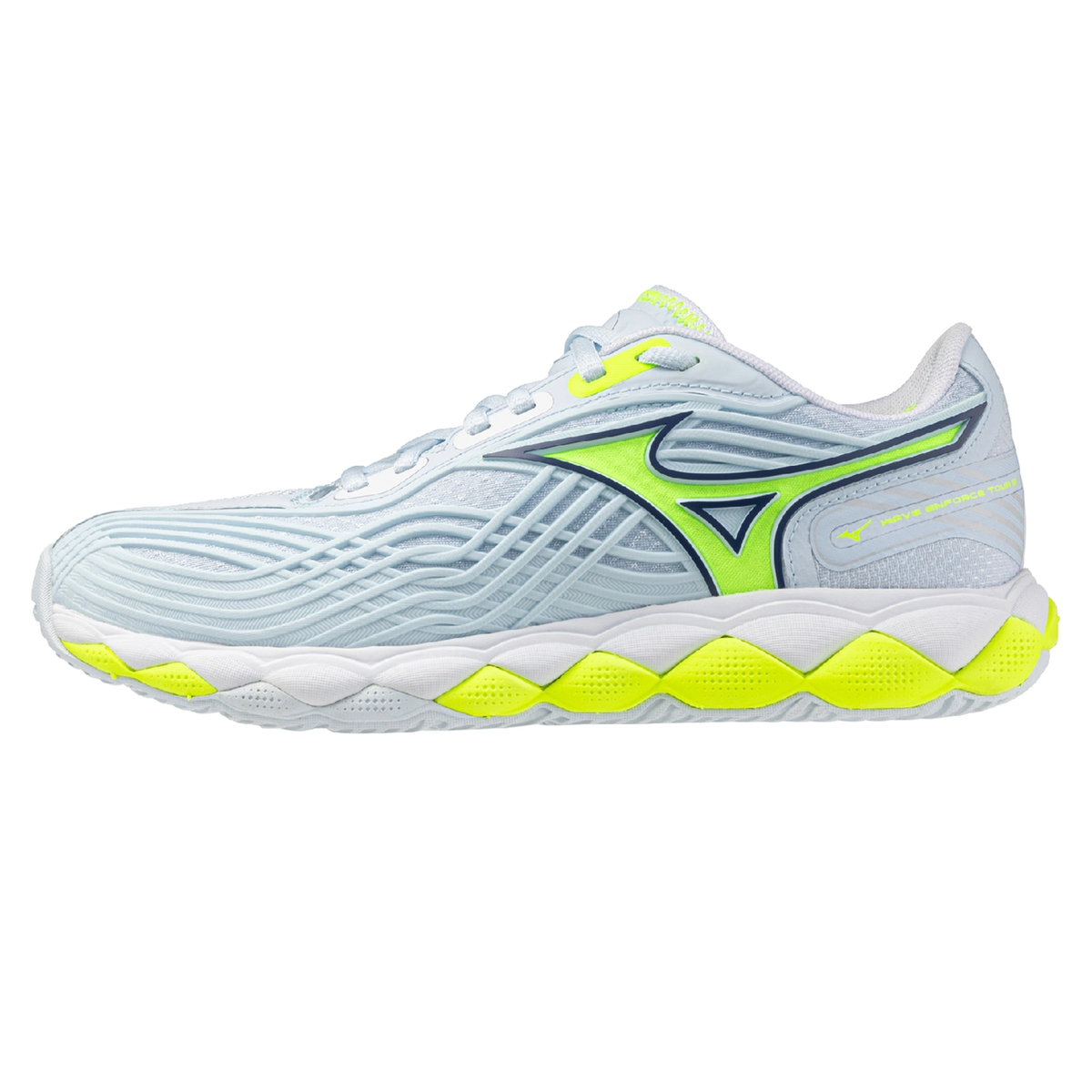 Mizuno Wave Enforce Tour 2 Light Blue/Yellow Women's Shoe