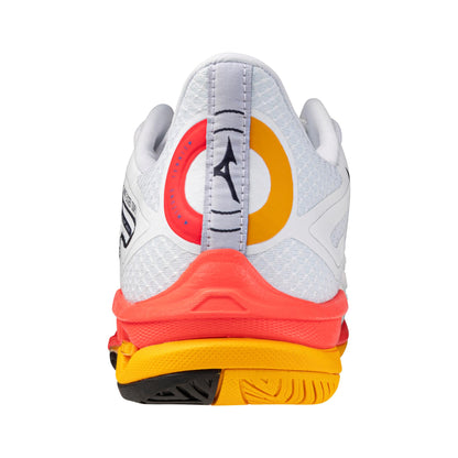 Mizuno Wave Exceed Tour 6 Moroccan White/Coral Men's Shoe