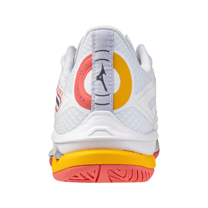 Mizuno Wave Exceed Tour 6 White/Coral Women's Shoe