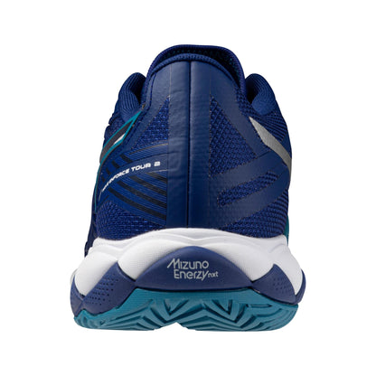 Mizuno Wave Enforce Tour 2 AC Bellwether Blue/White Men's Shoe