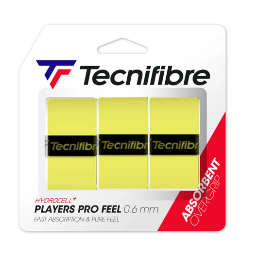 Tecnifibre Players Pro Feel Overgrip 3 Pack