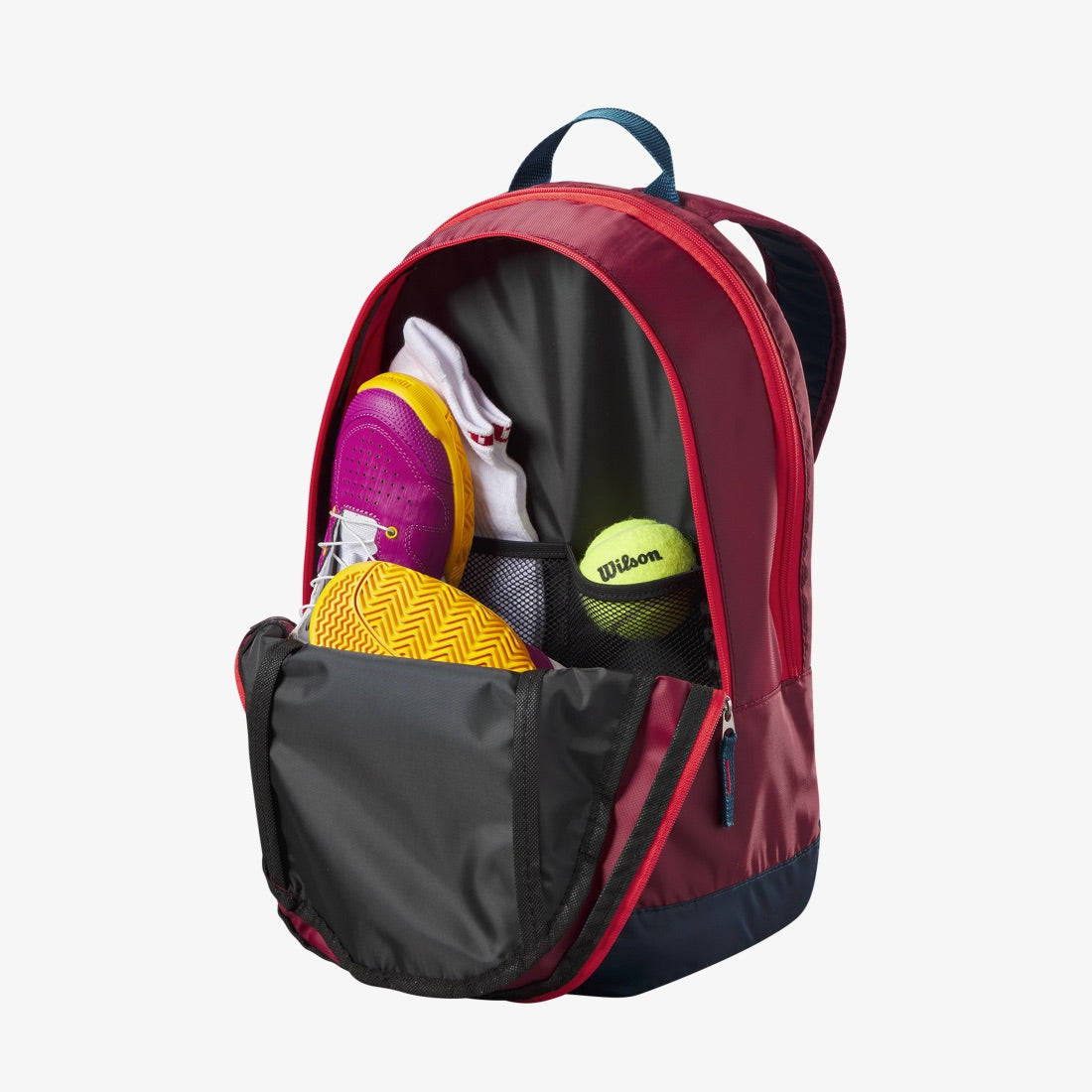 Wilson Junior Tennis Backpack Red/Infrared