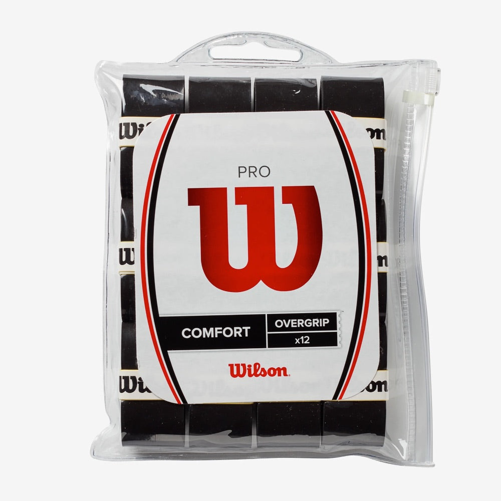 Wilson Pro Overgrip 12 Pack - Black