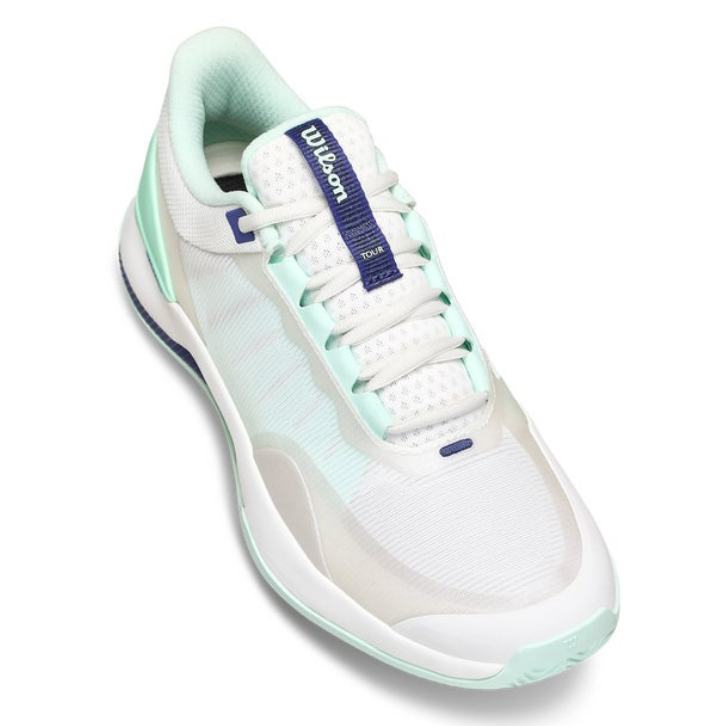 Wilson Intrigue Tour White/Bay/Blue Women's Shoe