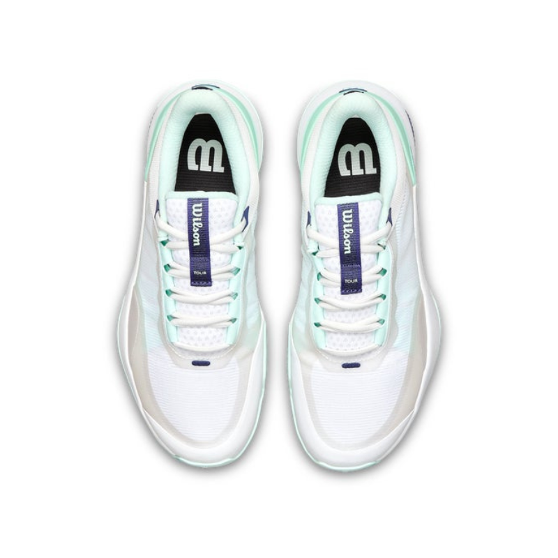 Wilson Intrigue Tour White/Bay/Blue Women's Shoe