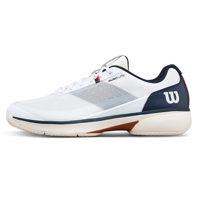 Wilson Rush Lite 5 White/Navy/Tofu Men's Shoe