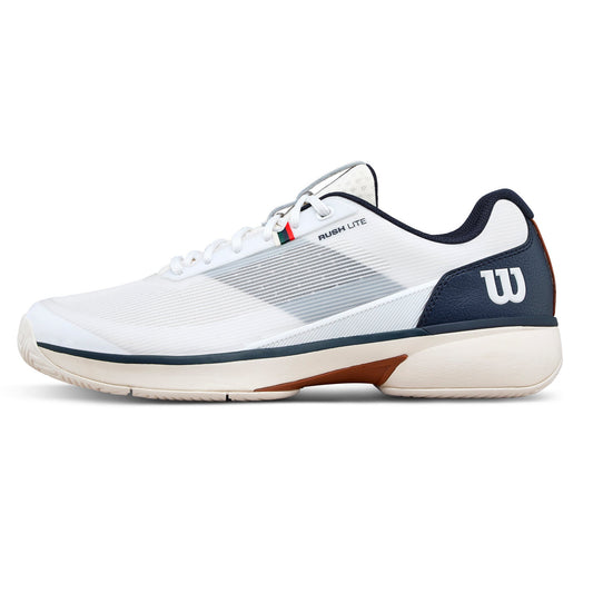 Wilson Rush Lite 5 White/Navy/Tofu Men's Shoe
