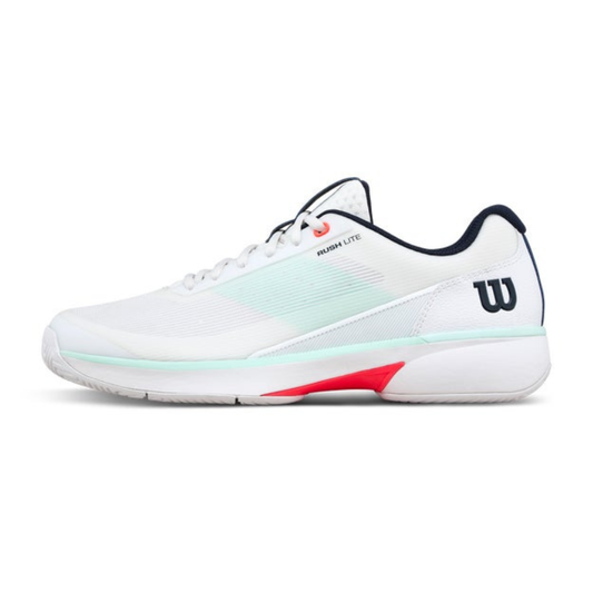 Wilson Rush Lite 5 White/Bay/Coral Men's Shoe