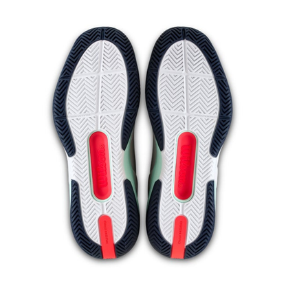 Wilson Rush Pro 5 White/Bay/Coral Men's Shoe