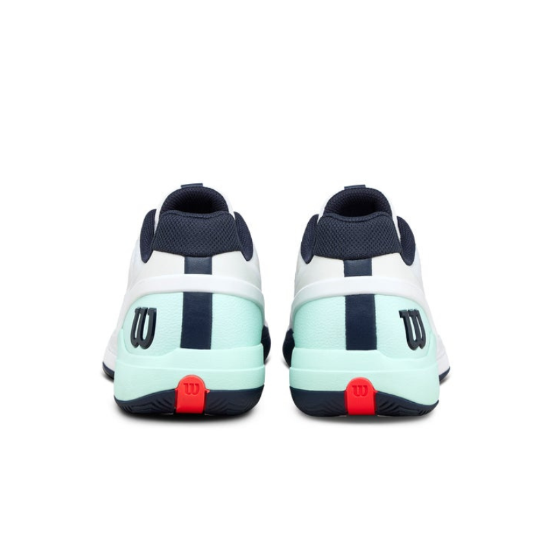 Wilson Rush Pro 5 White/Bay/Coral Men's Shoe