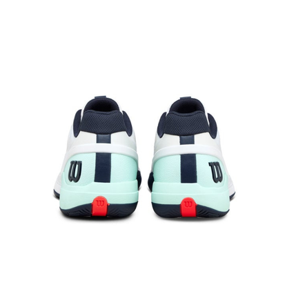 Wilson Rush Pro 5 White/Bay/Coral Men's Shoe