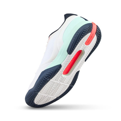 Wilson Rush Pro 5 White/Bay/Coral Men's Shoe